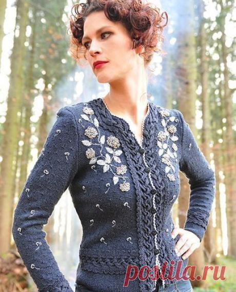 Вышивка на вязаном полотне — DIYIdeas