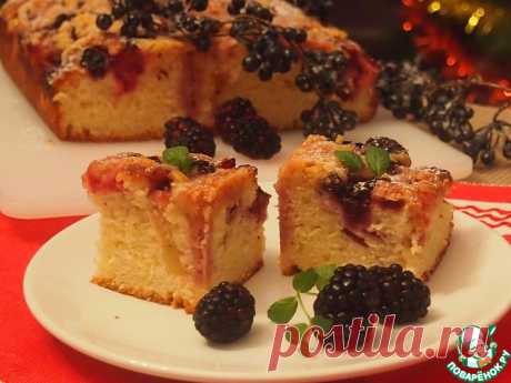 Йогуртовый ягодный пирог Кулинарный рецепт