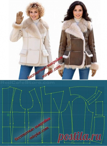 Скачать бесплатные выкройки куртки дубленки