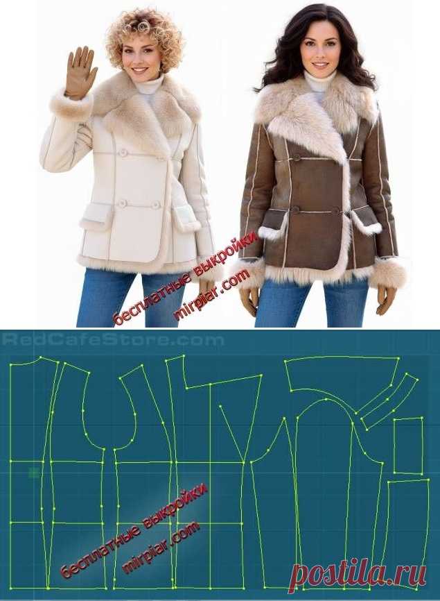 Скачать бесплатные выкройки куртки дубленки