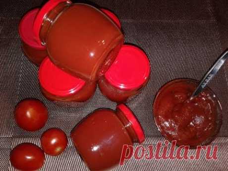 Томатная густая паста на зиму / Tomato paste for the winter