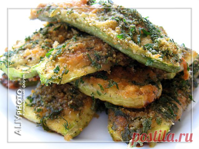 Кабачки в румяной корочке
