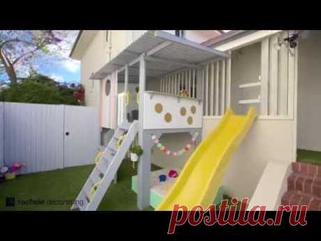 Cubby House Makeover by Rochele Decorating