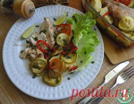 Куриная грудка с овощами ассорти