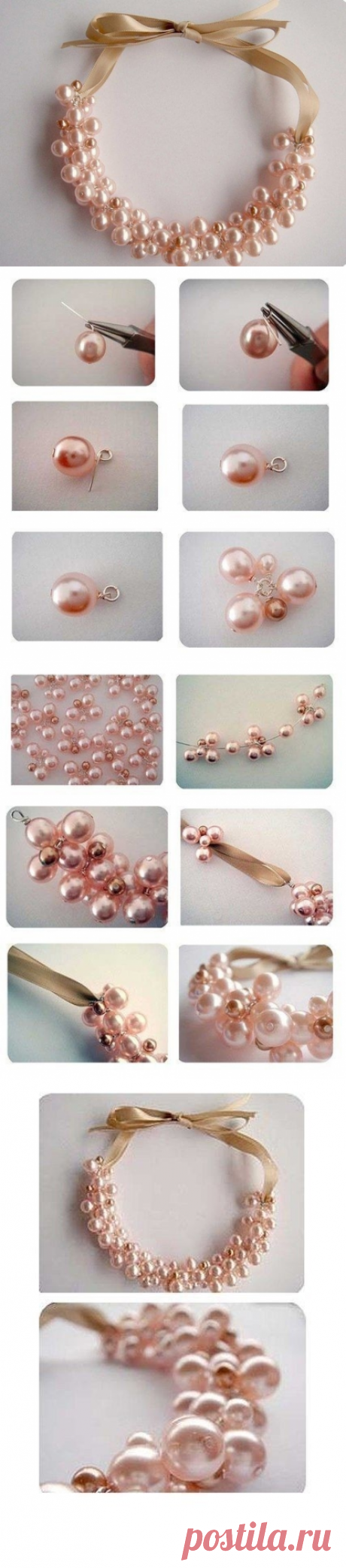 ​Нежное ожерелье из жемчуга