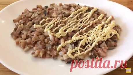 Салат "ФАНТАЗИЯ". Новый вкус сельди под шубой.