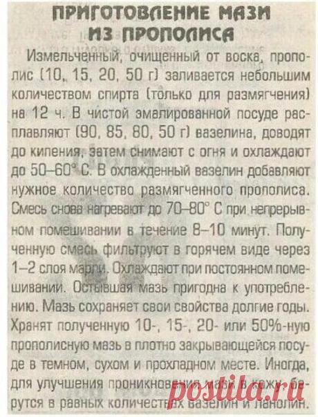 Лечение медом и прополисом    
Сохраните!