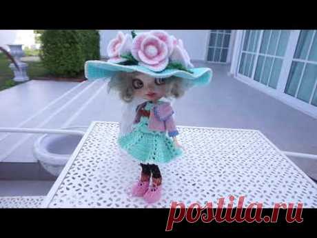 How i easy crochet rose 🌹 for decorated the hat