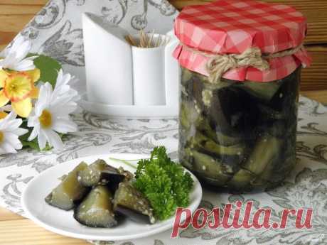 Баклажаны кусочками на зиму