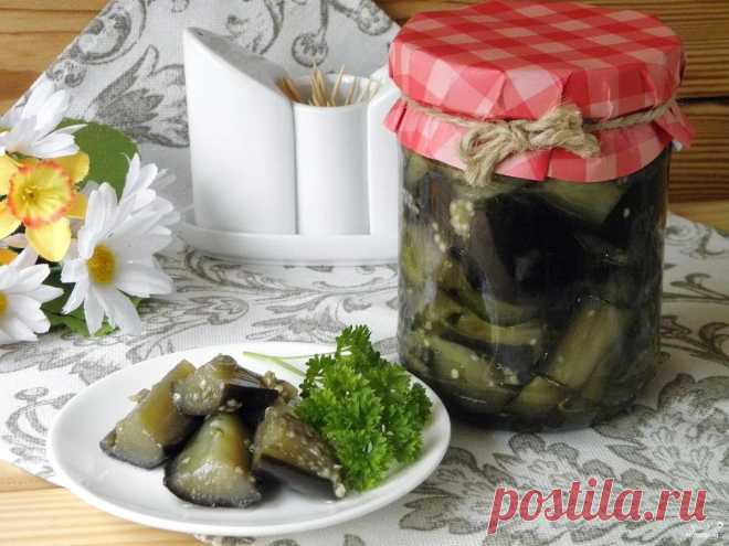 Баклажаны кусочками на зиму