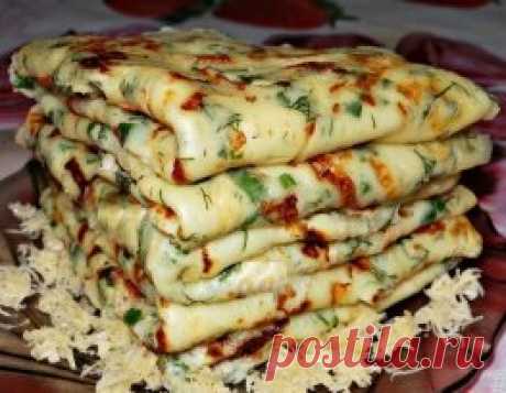 Сырные блинчики