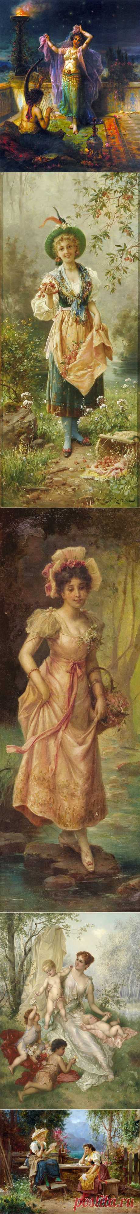 Hans Zatzka (Ханс Зацка, 1859-1945, Austrian) \1\