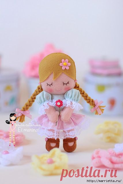 Игрушки из фетра. Много выкроек