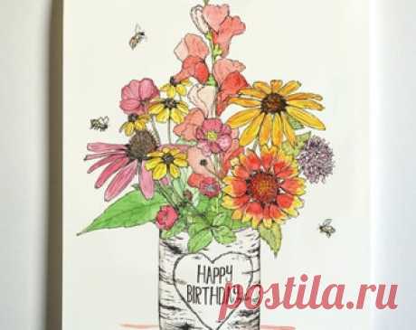 Original Ink Drawings Cards Prints And More By Hellosprout On Etsy 864