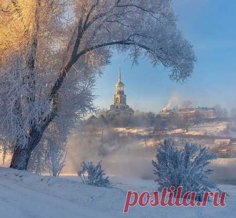 Колокольня Борисоглебского монастыря, Торжок.
📷 sledz78