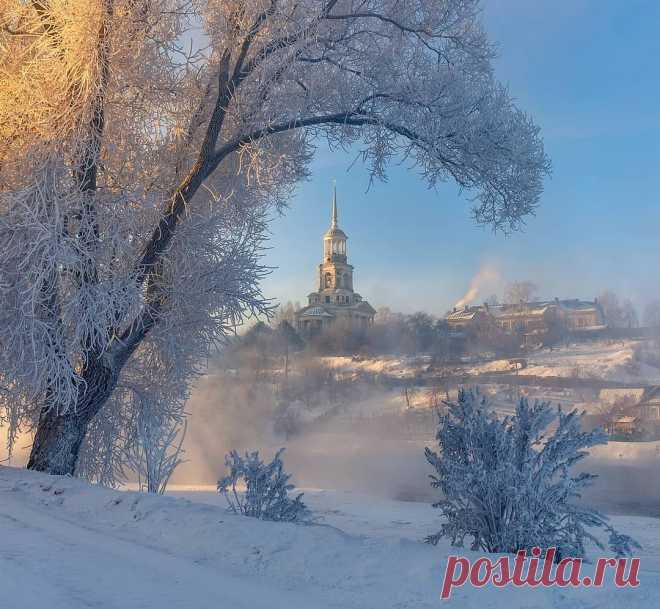 Колокольня Борисоглебского монастыря, Торжок.
📷 sledz78