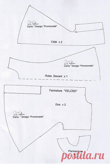 patrons-pour-vetements-carla - poupees-artiste-treffeisen