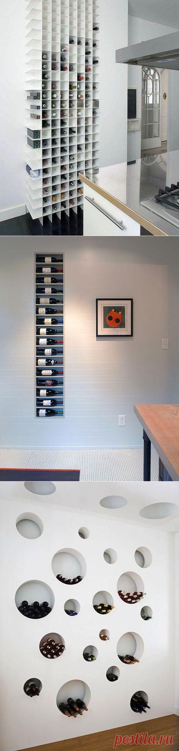 стильные идеи для хранения вина