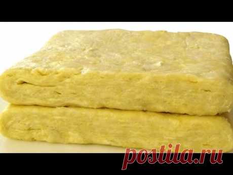 Рубленое слоеное тесто - YouTube