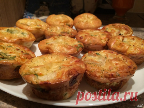 Куриные маффины с сыром - пошаговый кулинарный рецепт на Повар.ру