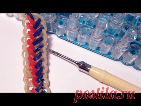 ▶ Браслет ВЕНЕЦИЯ, Радужки Rainbow Loom - YouTube