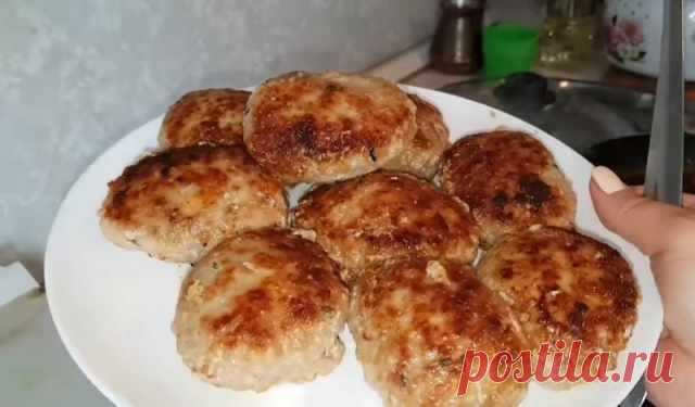 Рецепт котлет без хлеба — Домашняя кулинария