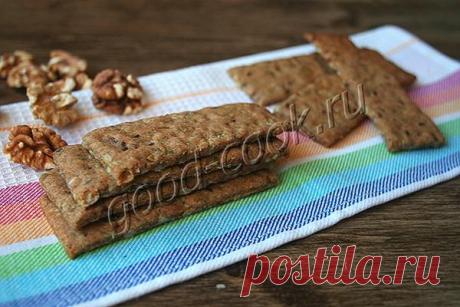 Тонкие ржаные хлебцы с семенами. Рецепт приготовления