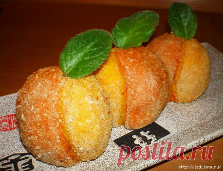 Горячая закуска «Картофельные персики»