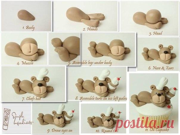 Фото-уроки по лепке — Сделай сам, идеи для творчества - DIY Ideas