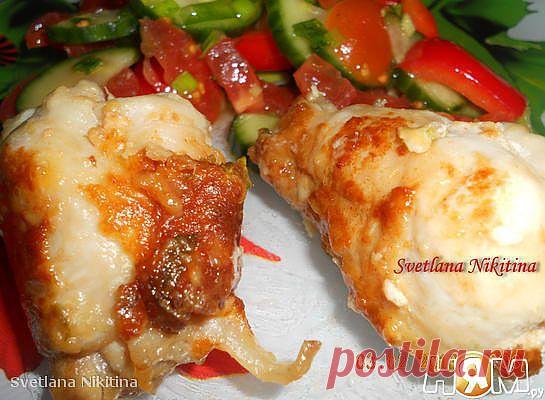 Фаршированная куриная голень - Рецепты домашней кухни с пошаговыми фотографиями и подробным описанием. Новые рецепты каждый день. Конкурсы рецептов - Ням.ру