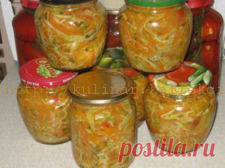Кабачки по-корейски на зиму от Любви Лапиной..