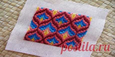 Bargello Challenge Day 75: Alternating Ogee Bargello Design — Bargello Needlepoint