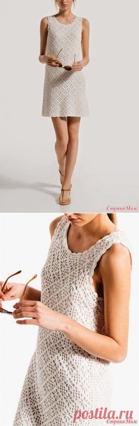 Элегантное платье от Massimo Dutti. - Вяжем вместе он-лайн - Страна Мам