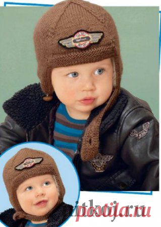 Коричневая шапочка на подкладке » Ниткой - вязаные вещи для вашего дома, вязание крючком, вязание спицами, схемы вязания