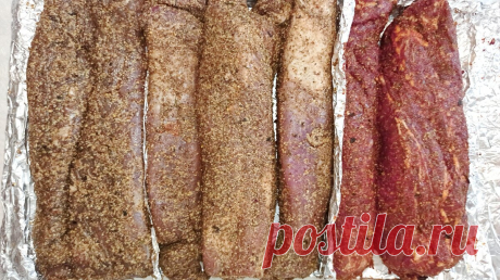 Приготовили полендвицу по-белорусски – невероятно вкусное сыровяленое мясо. Улетело мгновенно, сразу зарядили вторую партию | Счастливая Семейка | Яндекс Дзен