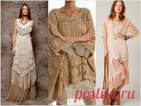 Такой разный бохо: интересные модели, выполненные крючком | Paradosik_Handmade | Яндекс Дзен