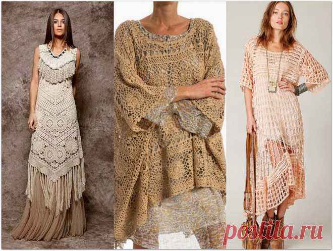 Такой разный бохо: интересные модели, выполненные крючком | Paradosik_Handmade | Яндекс Дзен