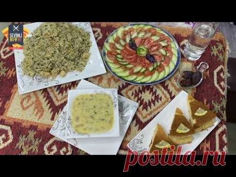 RAMAZAN 21. Gün İftar Menyusu: Qaymaqlı Göbələk Şorbası - Tərəvəzli düyü yeməyi - Portağallı Biskvit