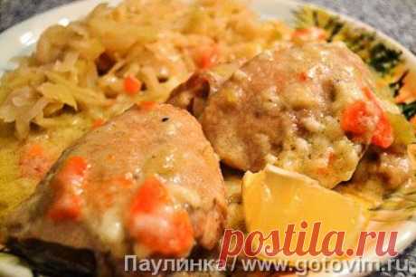 Курица по-чешски с капустой по-моравски (Курица на смЕтане)