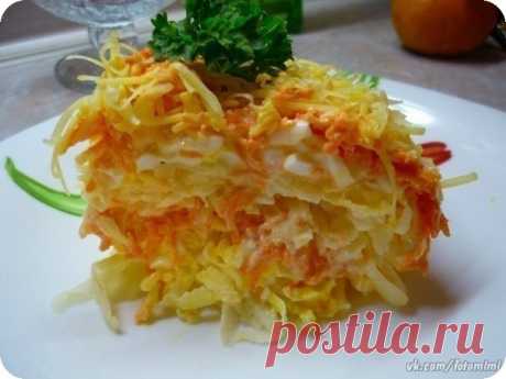 Очень-очень простой, но бесподобно вкусный салат «Французский»

Ингредиенты:
2 яблока
4 варенных яйца
Показать полностью…