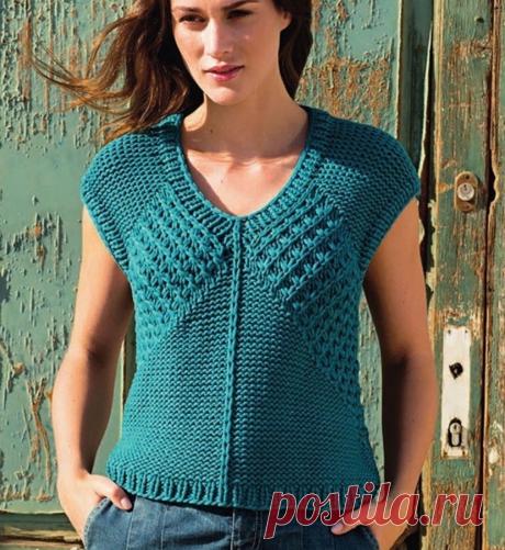 Начинаем вязать топы к отпускам. | Asha. Вязание и дизайн.🌶 | Яндекс Дзен