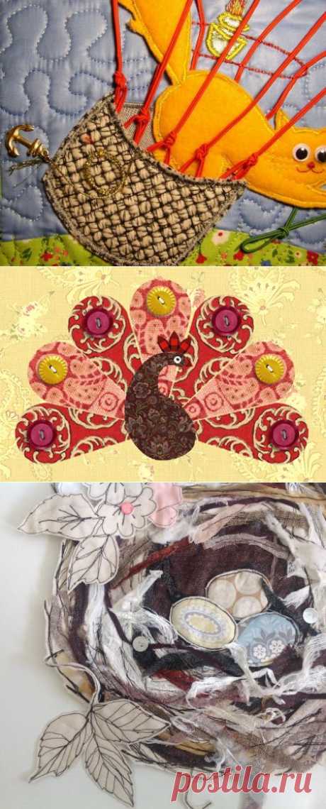Интересные композиции из аппликаций — Рукоделие
