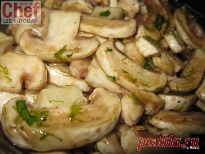 Швидка закуска з печериць / Закуски / Рецепты / Шеф-повар – простые и вкусные кулинарные рецепты, фото-рецепты, видео-рецепты