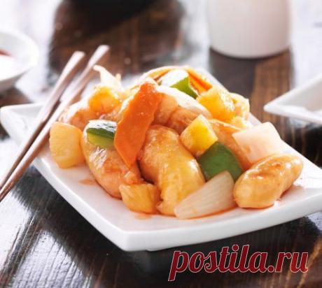 Китайский Новый год 2015: Курица в кисло-сладком соусе