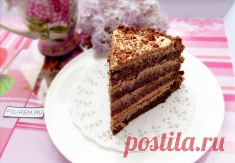 Шоколадный торт.