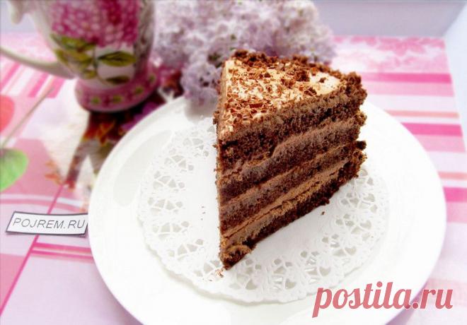 Шоколадный торт.