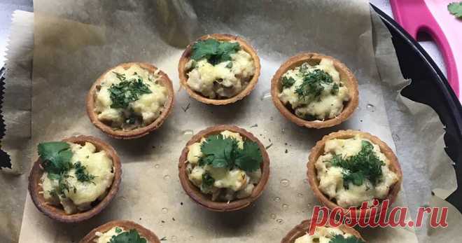Жульен в тарталетках🤗 Автор рецепта Юлия👩🏽‍🍳🥞🍳🥙 - Cookpad