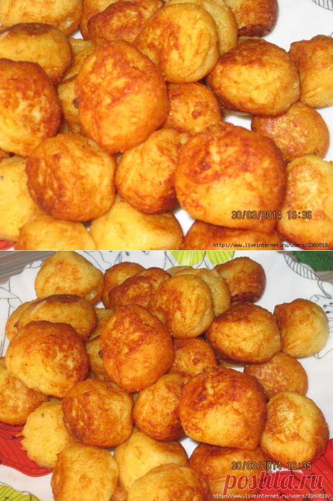 Картофельные шарики или пампушки во фритюре | БУДЕТ ВКУСНО!