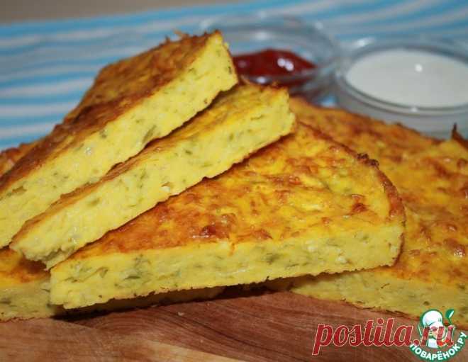 Заливной пирог с кабачком – кулинарный рецепт