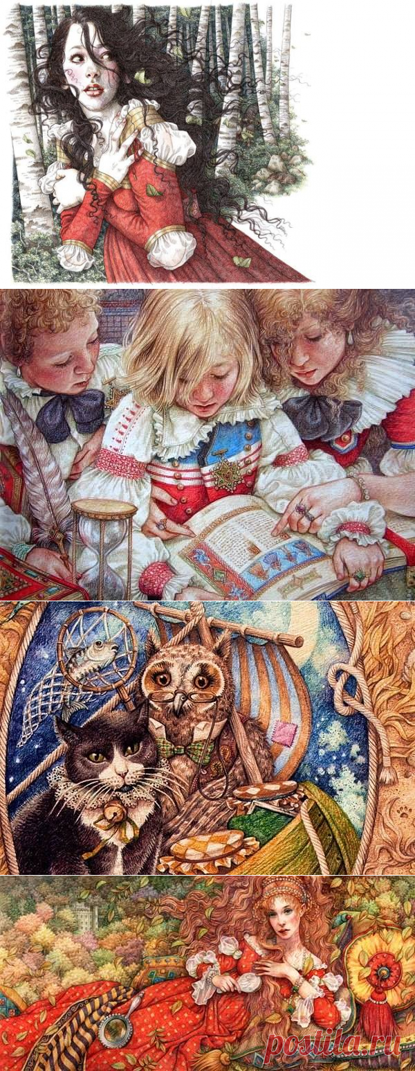 Cказочные иллюстрации художницы Anne Yvonne Gilbert (Энн Ивонн Гилберт).